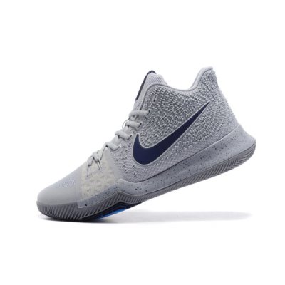 Nike Erkek Kyrie 3 Cool Gri / Koyu Gri / Mavi Basketbol Ayakkabısı Türkiye - 7MFDR28I